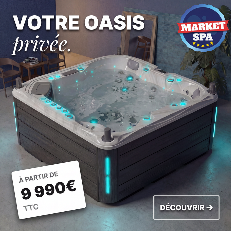 Volcano - Spa 5 personen - Wit