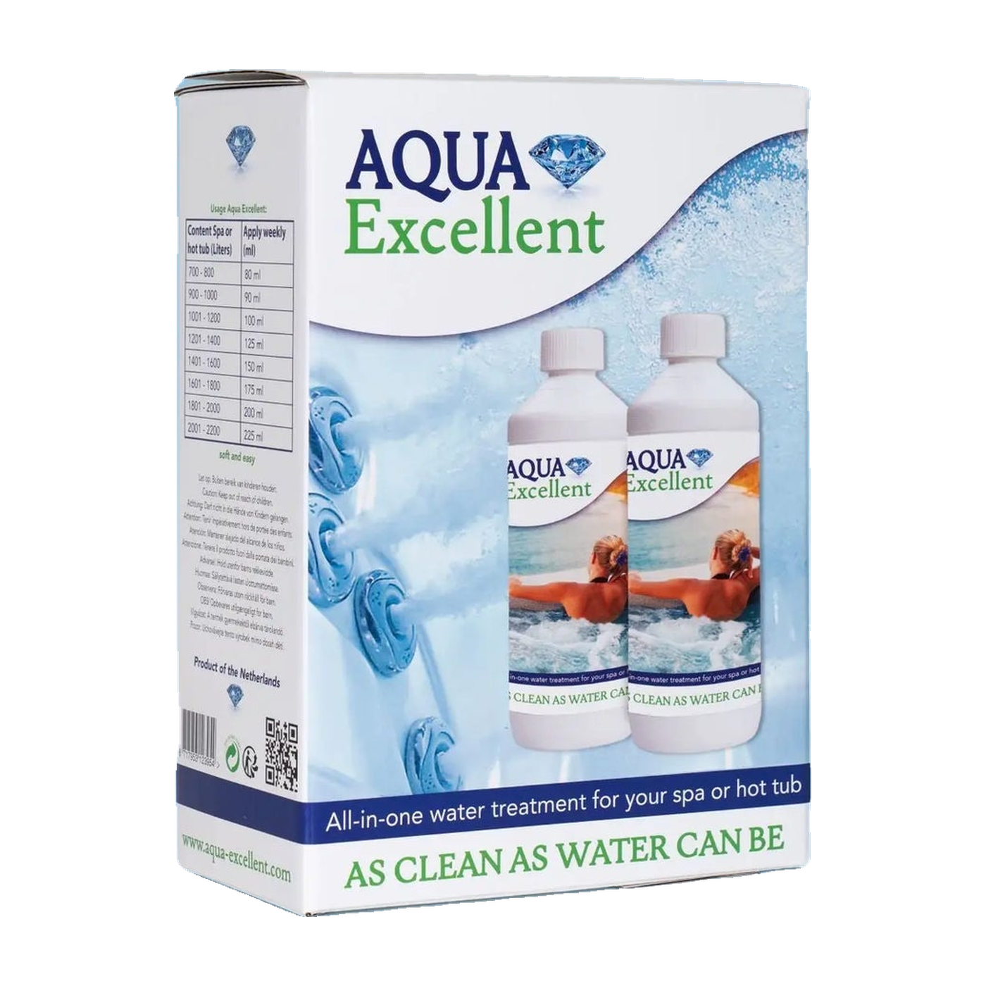 Duo All-in-One — Entretien complet, Aqua Excellent, packshot détouré