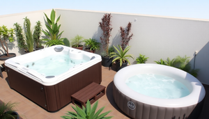 Spa extérieur: choisir entre jacuzzi rigide et spa gonflable et déterminer le nombre de places (4, 5 ou 6) pour optimiser espace, coût et bien-être.