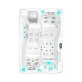 Twin Plug and Play - Spa 2 plaatsen - White Marble