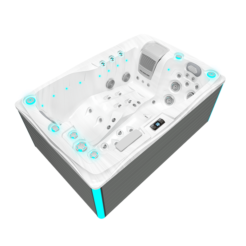 Twin Plug and Play - Spa 2 plaatsen - White Marble