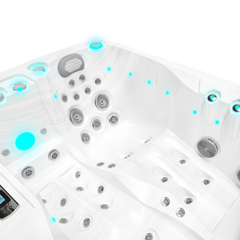 Twin Plug and Play - Spa 2 plaatsen - White Marble