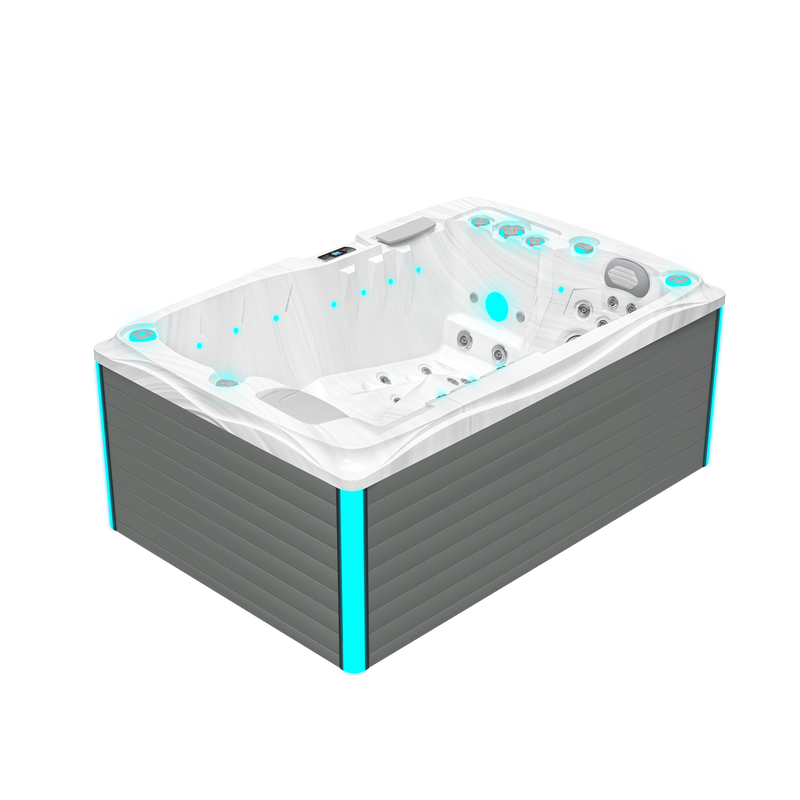 Twin Plug and Play - Spa 2 plaatsen - White Marble