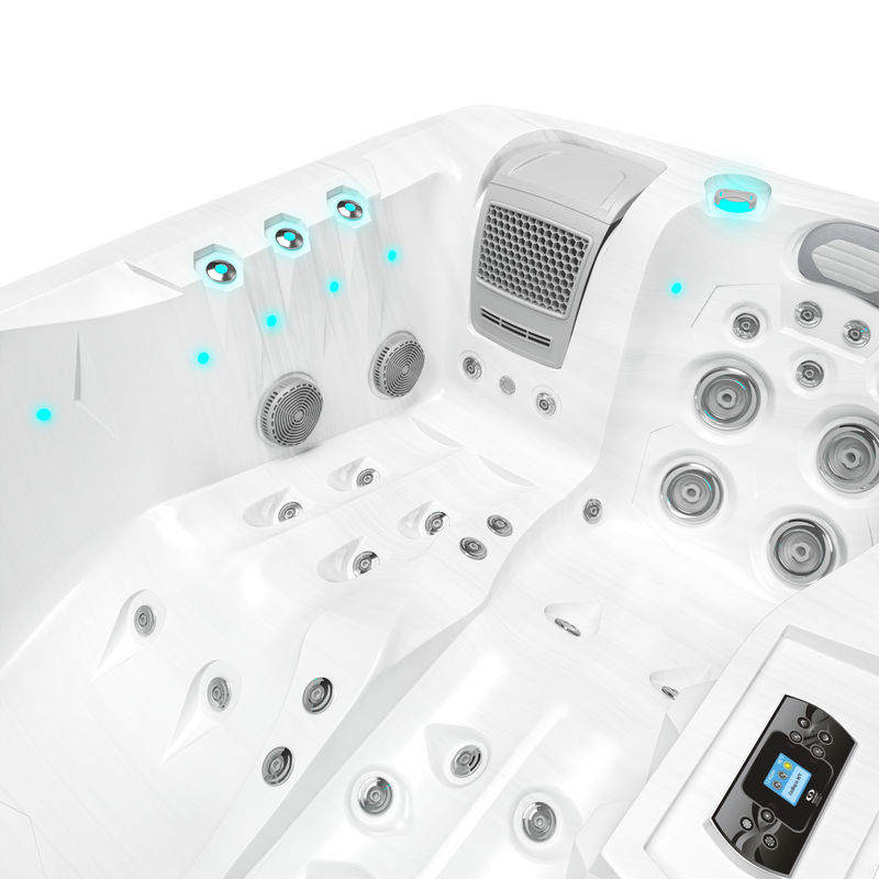 Twin Plug and Play - Spa 2 plaatsen - White Marble