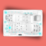 Twin Plug and Play - Spa 2 plaatsen - White Marble