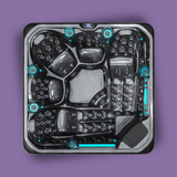 Neptune V2 - Spa 5 plaatsen - zwart