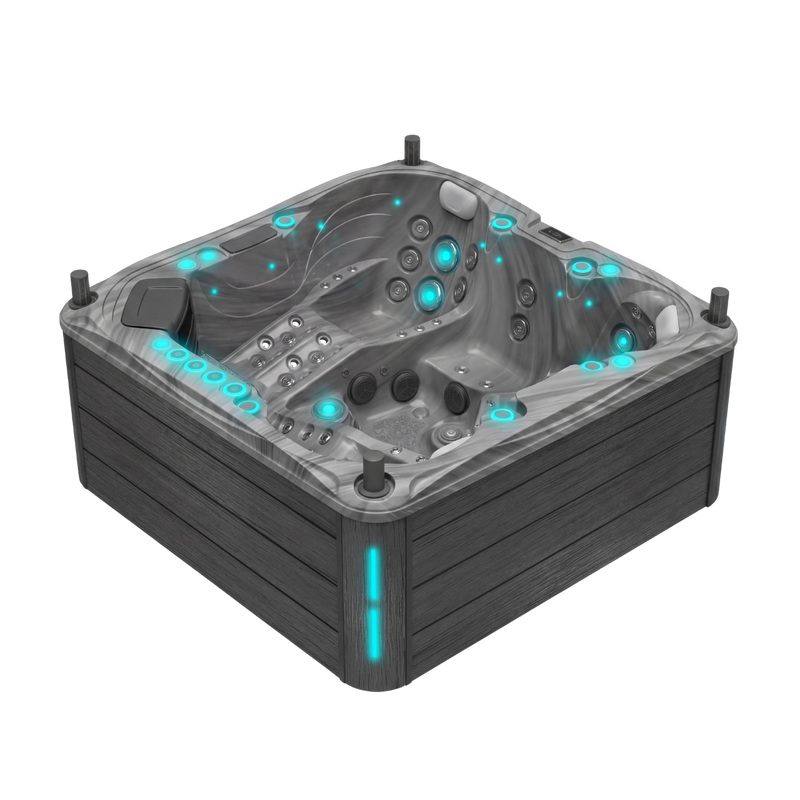 Volcano - Spa 5 personen - Wit