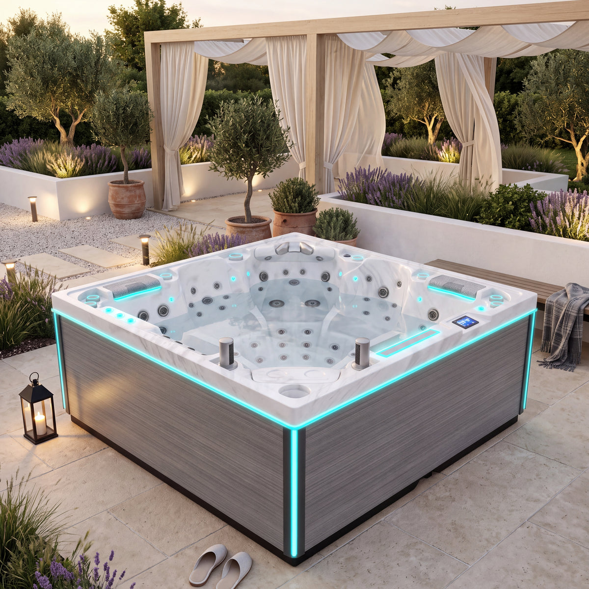 Een waterlounge voor vijf