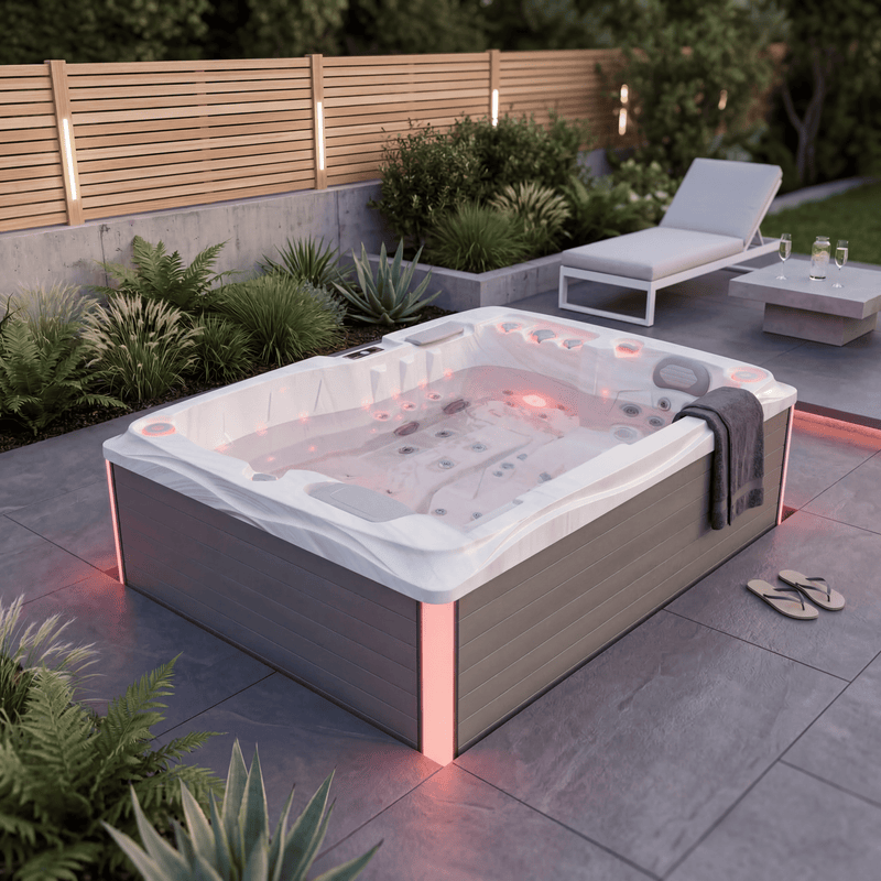 Twin Plug and Play - Spa 2 plaatsen - White Marble