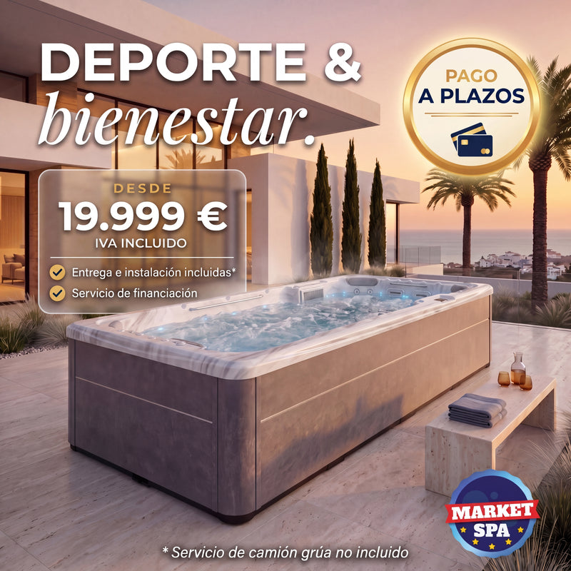 Spa de nage SwimFlow - Wit
