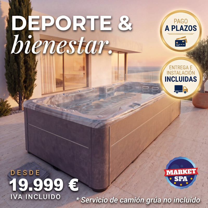 Spa de nage SwimFlow - Wit