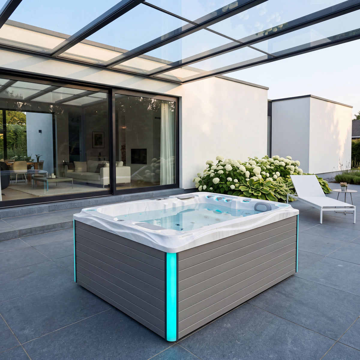 Twin Sterling Marble vanuit elke hoek