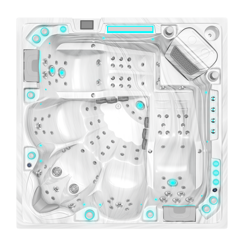 Volcano - Spa 5 personen - Wit