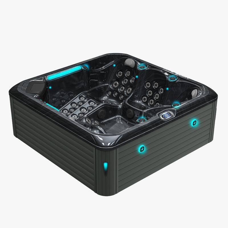 Neptune V2 - Spa 5 plaatsen - zwart