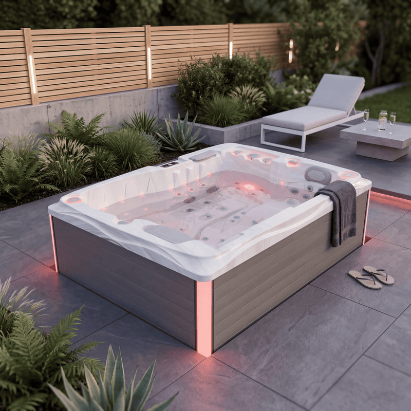 Twin Plug and Play - Spa 2 plaatsen - White Marble