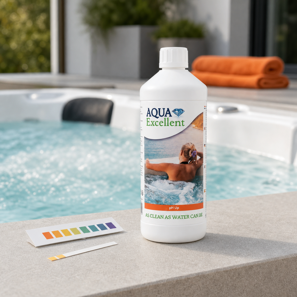 Aqua Excellent pH+ 1 L met een spawatertest