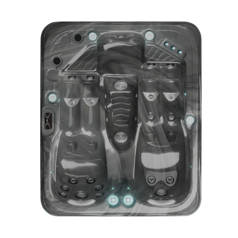 Kos Plug and Play, spa 3 places Midnight Opal, vue de dessus