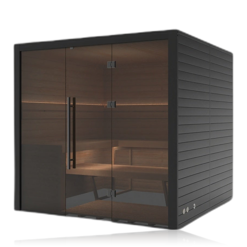 Nero 210X, sauna NODO, vue 1, posé au sol