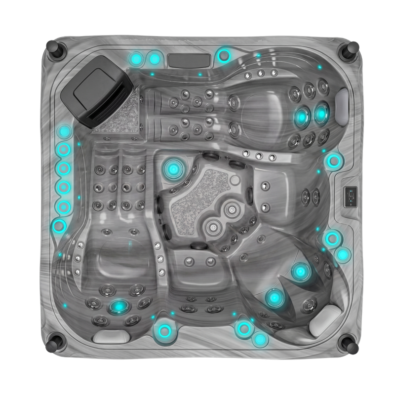 Volcano - Spa 5 personen - Wit